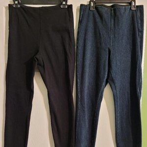 Two Pair Lysse Denim Jeggings (identical)